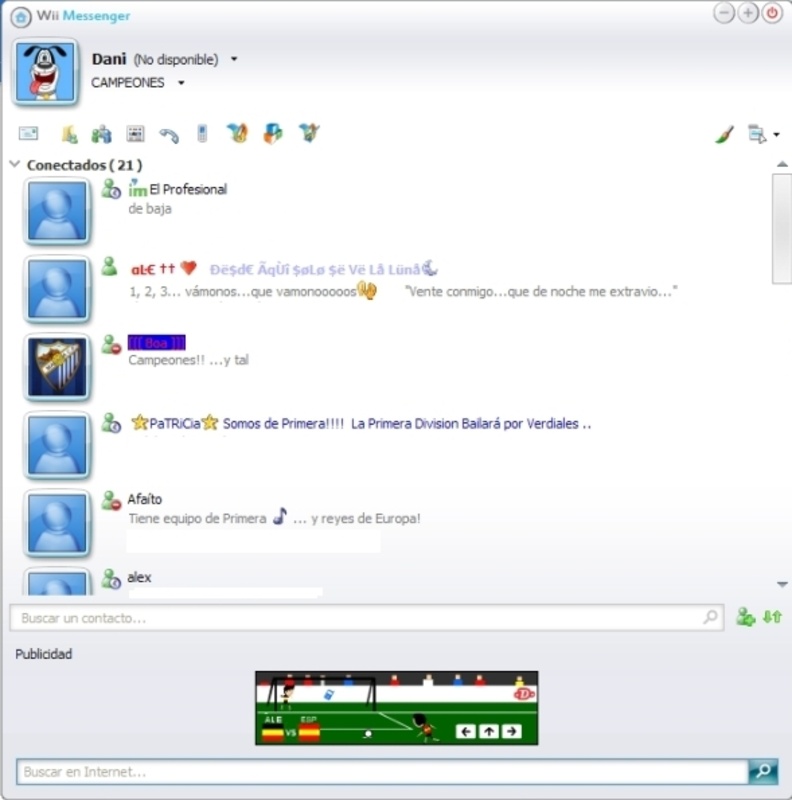 Wii Messenger 1.02 for Windows Screenshot 1