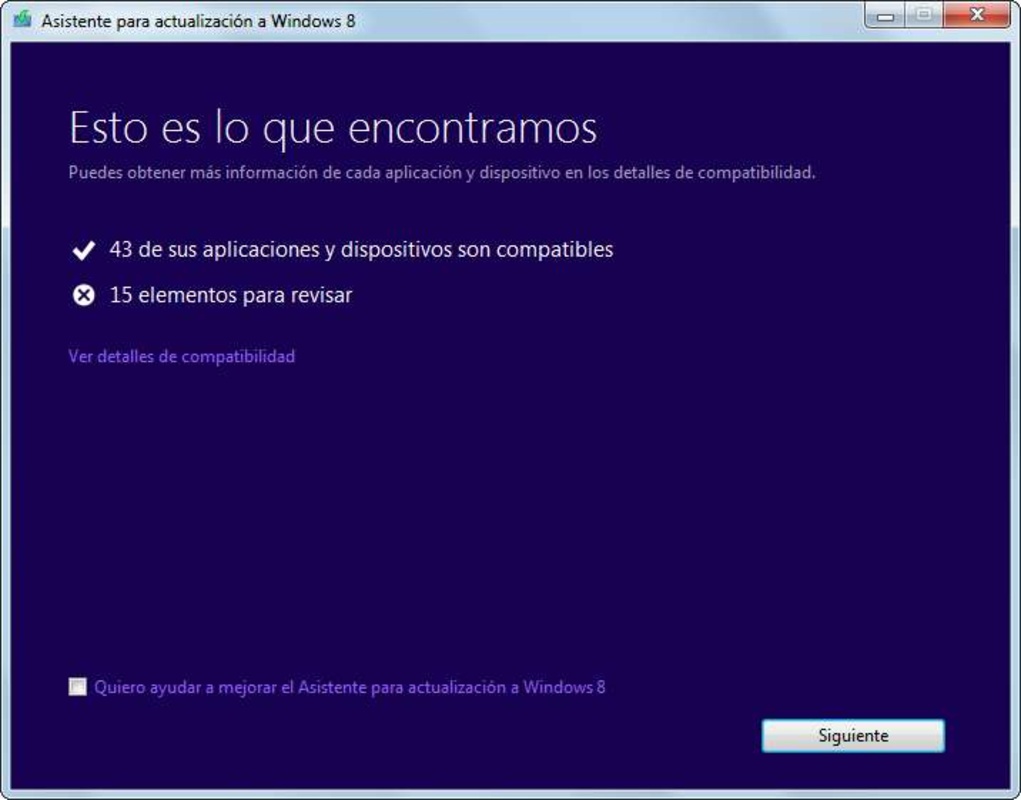 Windows 8 Upgrade 6.2.9200 for Windows Screenshot 1