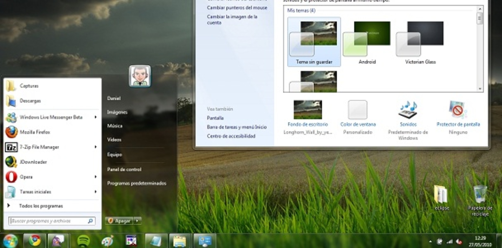 Windows7 Black Transparent feature