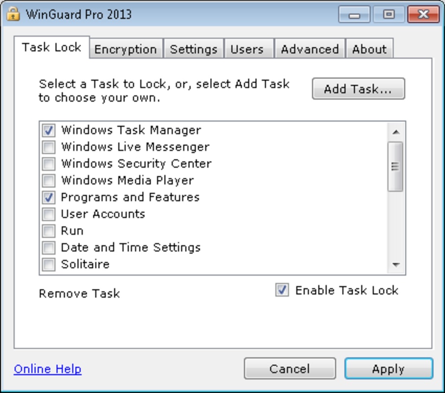 WinGuard 2016 for Windows Screenshot 1