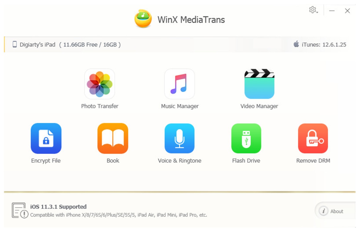 WinX MediaTrans 7.9 for Windows Screenshot 1