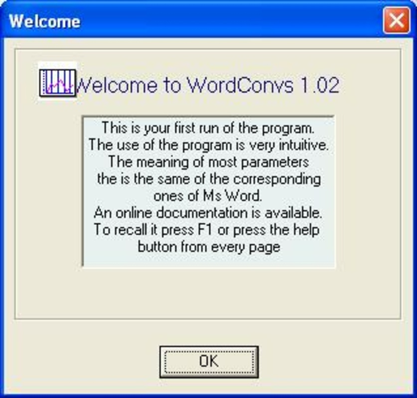 WordConvs 1.0.2.10 for Windows Screenshot 1