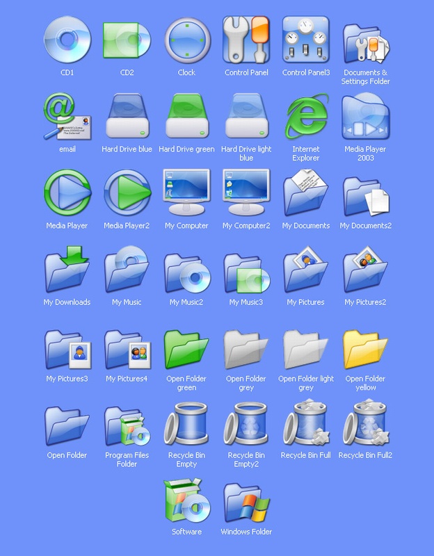 XP iCandy Icons 1  for Windows Screenshot 1