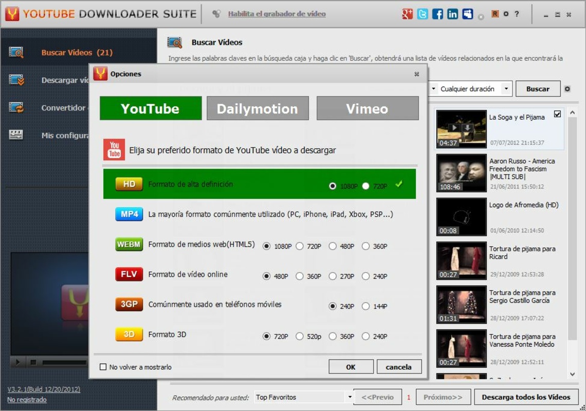 YouTube Downloader Suite 3.2.3 for Windows Screenshot 2