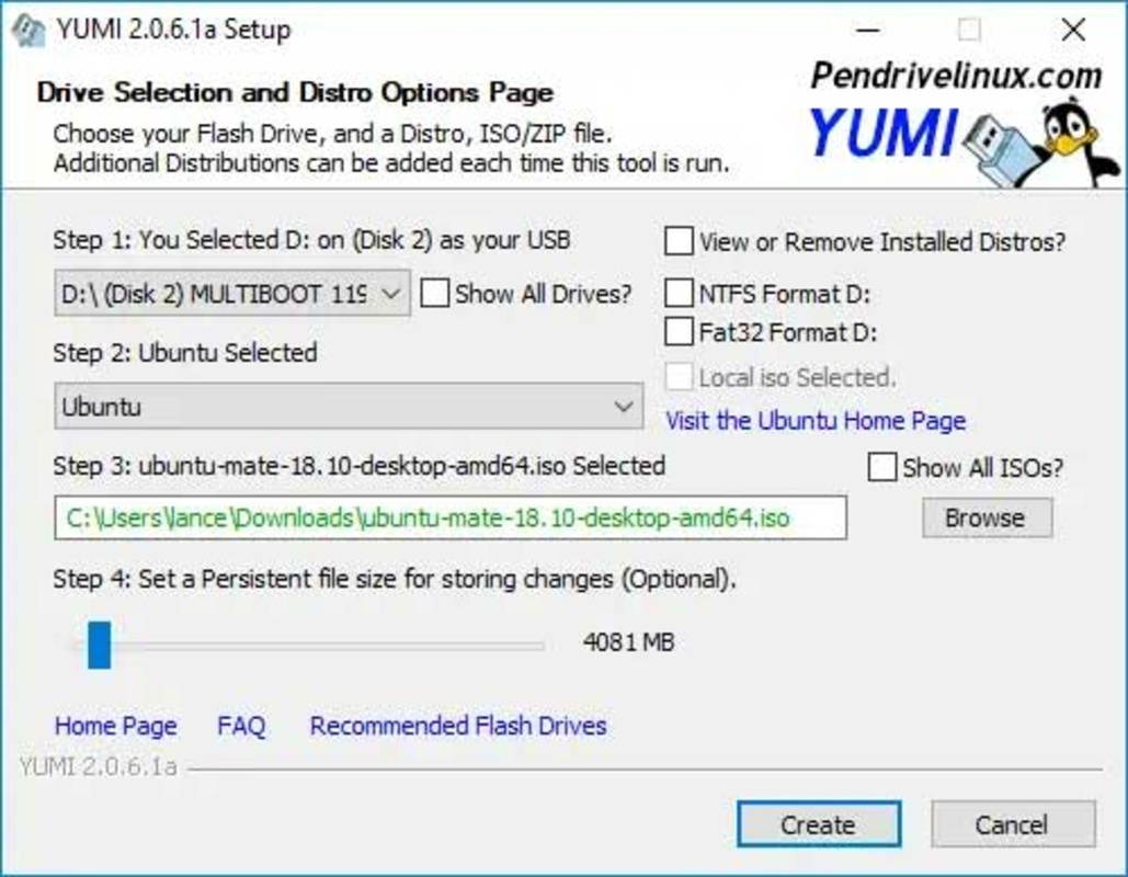 YUMI 2.0.9.4 for Windows Screenshot 1